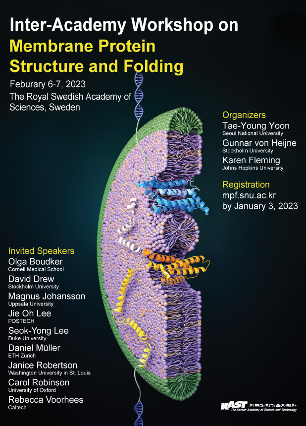 Inter-Academy Workshop on Membrane Protein Structure and Folding